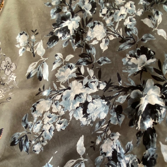 Soft Surroundings Floral Paisley Flare Maxi Cold Shoulder Dress Size Small - Picture 8 of 14